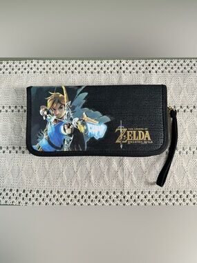 The Legend of Zelda Breath of the Wild Nintendo Switch console and game case